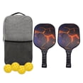 thumbnail image 4 of Almencla , Pickleball Racquets, 4 Pickleballs Fiberglass Rackets, and Lightweight Storage, 4 of 7