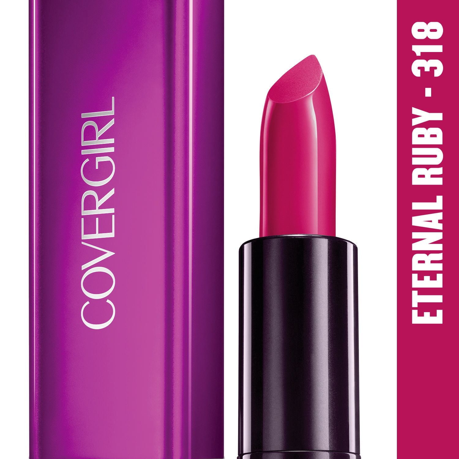 COVERGIRL Exhibitionist Crème Rouge à lèvres, formulé avec du beurre de karité, des huiles d'avocat, de noix de coco et d'oméga pour une hydratation 24 heures, 100 % sans cruauté envers les animaux