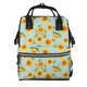 thumbnail image 1 of Easygdp White Polka Dot Sunflower A para Bolsa de Bebé de Gran Capacidad con Múltiples Bolsillos, Bolsa de Pañales para Padres, Bolsa de Viaje Organizada y Elegante, 1 of 6