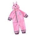 thumbnail image 4 of Esquirla Poncho Imperméable pour Enfants de 3 à 10 Ans Imperméable Respirant pour Étudiants Rose P, 4 of 8