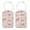 Multi4, variant on RATGON 2 Pack Luggage tag PU Leather with Stainless Steel Loop Black Satin Bow Tie Travel Trip