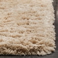 thumbnail image 4 of SAFAVIEH Polar Abbot Solid Shag Runner Rug, White, 2'3" x 8', 4 of 9
