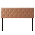 Rest Haven Harrington Faux Leather Upholstered Headboard, King, Camel