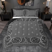 Castle Fairy Teens Boys Girls Hippie Paisley Bedding Comforter Set 2pcs,Bohemian Mandala Twin Comforter Sets Microfiber,Southwestern Exotic Style Breathable Bedding Set,Luxury Bedroom Decor