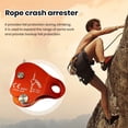 thumbnail image 2 of TNOBHG Climbing Fall Protection Device Fall Protection Self-locking Device Rope Clip Corrosion Resistant High-altitude Operation Mini Size Aluminum Magnesium, 2 of 8