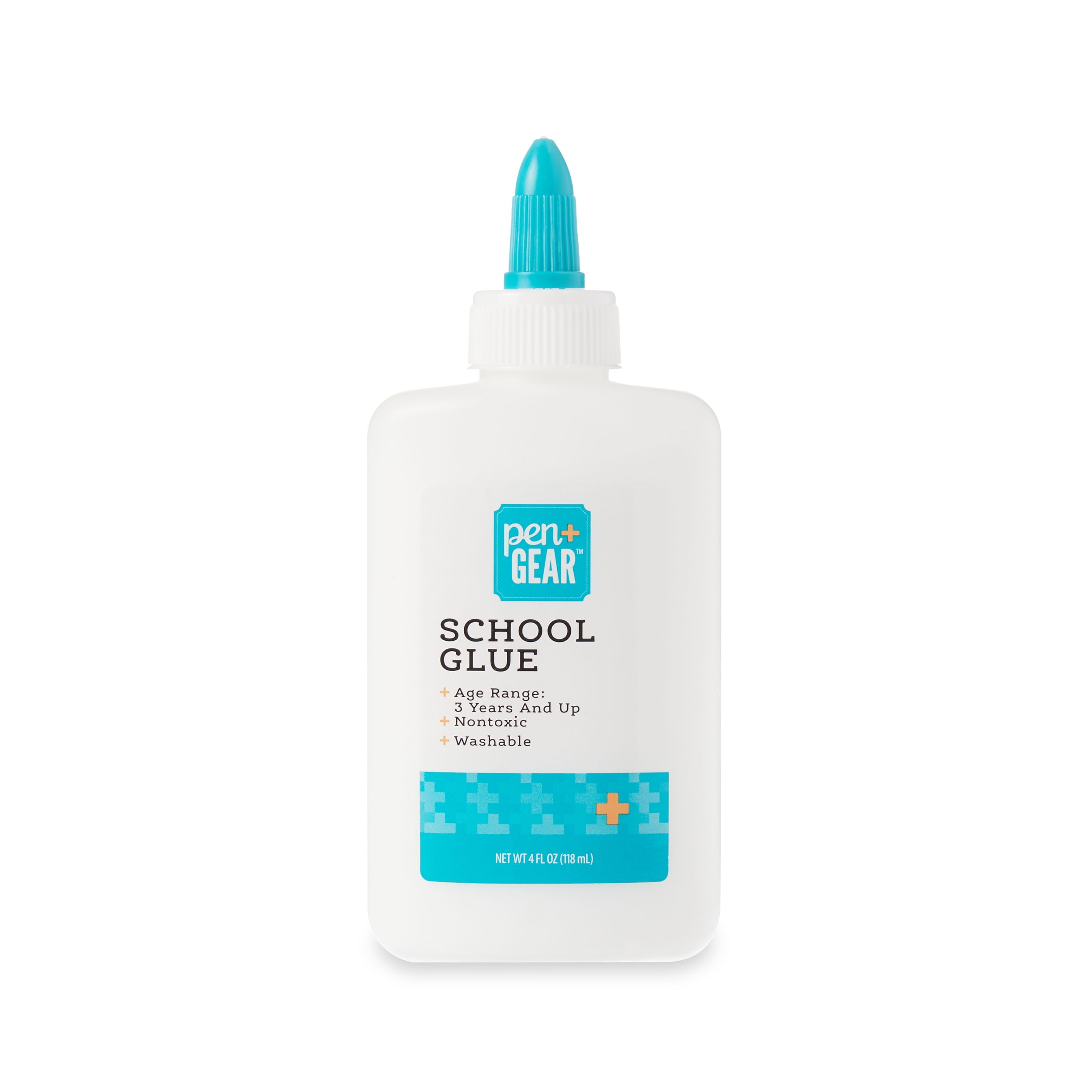 Pen+Gear Washable School Glue, White, 4 fl oz