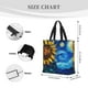 thumbnail image 3 of Balery Sunflower Starry Night Vibes Bolsa de Mano para Mujeres con Cremallera, Bolsa de Gimnasio con Compartimentos, Bolsa para Laptop, Bolsa para Trabajo, 3 of 7