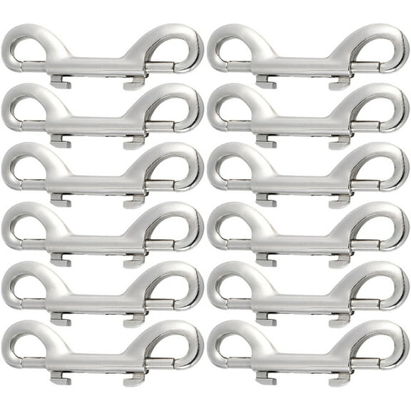 TABLZONE 12Pcs Pet Leash Hook Zinc Alloy With Smooth Open And Close For Outdoor Use