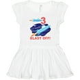 thumbnail image 3 of Inktastic Outer Space 3rd Birthday Girls Toddler Dress, 3 of 5