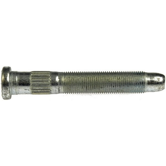 5/8-18 Serrated Wheel Stud - .642 In. Knurl, 4.10 In. Length