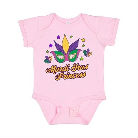 

Inktastic Mardi Gras Princess with Mask and Stars Gift Baby Girl Bodysuit