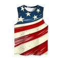 thumbnail image 4 of Mingw 4th of July Shirts Summer Tank Top for Women American Flag 4th of July Sleeveless Tee Basic Casual Patriotic Tops, 4 of 4
