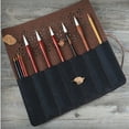 thumbnail image 1 of WHAMVOX 2Ud Bolsa De Fieltro Para Pinceles Y Plumas Con Clásico Para Escritorio Café, 1 of 8