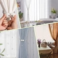 thumbnail image 4 of Gris - Abrazaderas para cortinas, juego de 4 abrazaderas magnéticas para cortinas, accesorios para cortinas y persianas, ideal para decoración del hogar, la oficina y el comedor., 4 of 5