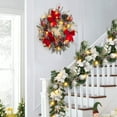 thumbnail image 3 of GOGRANT 6 FT Christmas Garland with Lights, Silver Pre-Lit Xmas Garland with 20 LED Lights with Timer for Mantle Staircase Table, Battery Operated Winter Garland, 3 of 7