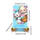 thumbnail image 3 of CaiYueKe Easter Bunny Chair Covers, Festive Dining Chair Decor for Holiday Party Spring Home Decorations, Washable Polyester Slipcovers for Kitchen Table Celebration Gathering, 3 of 7