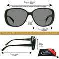 thumbnail image 2 of proSPORT Women Polarized Bifocal Reading Fashion Oversized Sunglasses, 2 of 6