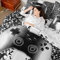 thumbnail image 4 of Manfei Abstract Gamepads 7-Piece Bedding Comforter Set for Children Kids Boys,Futuristic Cubes King Bedding Sets,Video Game Ultra Soft Bed Sheets,Breathable Home Decor,Reversible, 4 of 8