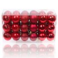 thumbnail image 3 of Bearachild 30 piezas de bolas de Navidad adornos inastillables decoraciones para árboles de Navidad juego de bolas colgantes para decoración de fiesta de Kits de decoración para fiestas Rojo Bearachild HA007626-03B, 3 of 6