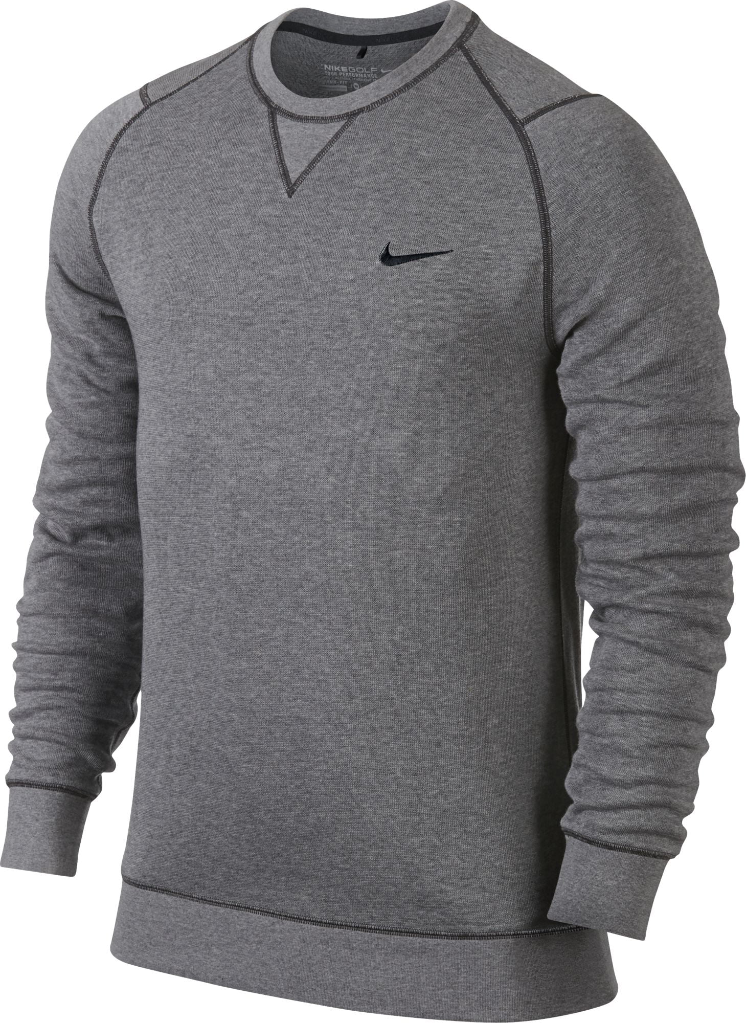 Nike 2017 Range Sweater Crew (Carbon Heather) - Walmart.com