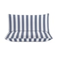 thumbnail image 3 of 3 Pcs Soft Bedding Set, Includes 1 Duvet Cover with Zipper And 2 Pillow Shams,Aesthetic Distant Blue And White Vertical King(102"×90"), 3 of 8