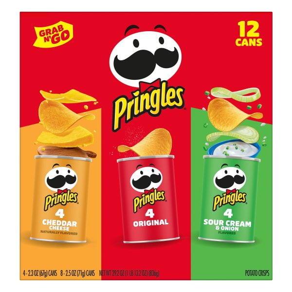 Pringles Variety Can Pack, 12 ct. - Walmart.com - Walmart.com