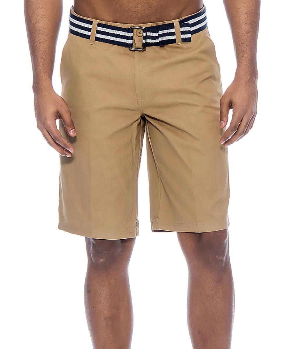 True Rock True Rock Men's Bahamas Belted Walking ShortsWHITE1738