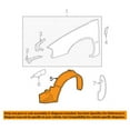 thumbnail image 3 of For 00-05 Monte Carlo Front Splash Shield Inner Fender Liner Left Right SET PAIR, 3 of 5