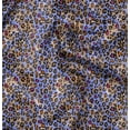 thumbnail image 1 of Soimoi Blue polyester Crepe Fabric Leopard Animal Skin Print Sewing Fabric Yard 52 Inch Wide, 1 of 6