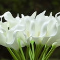 thumbnail image 4 of ENOVA FLORAL 20Pcs Artificial Real Touch Calla Lily Flowers for DIY Wedding Bouquet Party Home Decor, 4 of 5