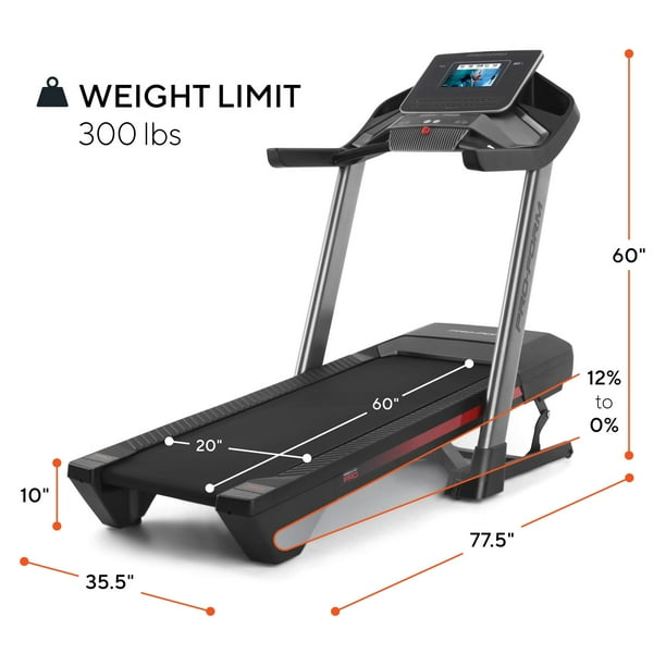 ProForm Pro 2000 Indoor Smart Incline Treadmill with iFIT, 10
