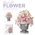thumbnail image 1 of Puzzle Block Toys Potted Building Blocks Simulate Succulent Flower Bouquets Eternal Flowers Home Decoration Christmas Gifts,WITH BOX, 1 of 6
