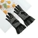thumbnail image 5 of Guantes bloqueadores del sol únicos 1 par de mitones bloqueadores del sol para conducir para mujeres en negro, 5 of 5