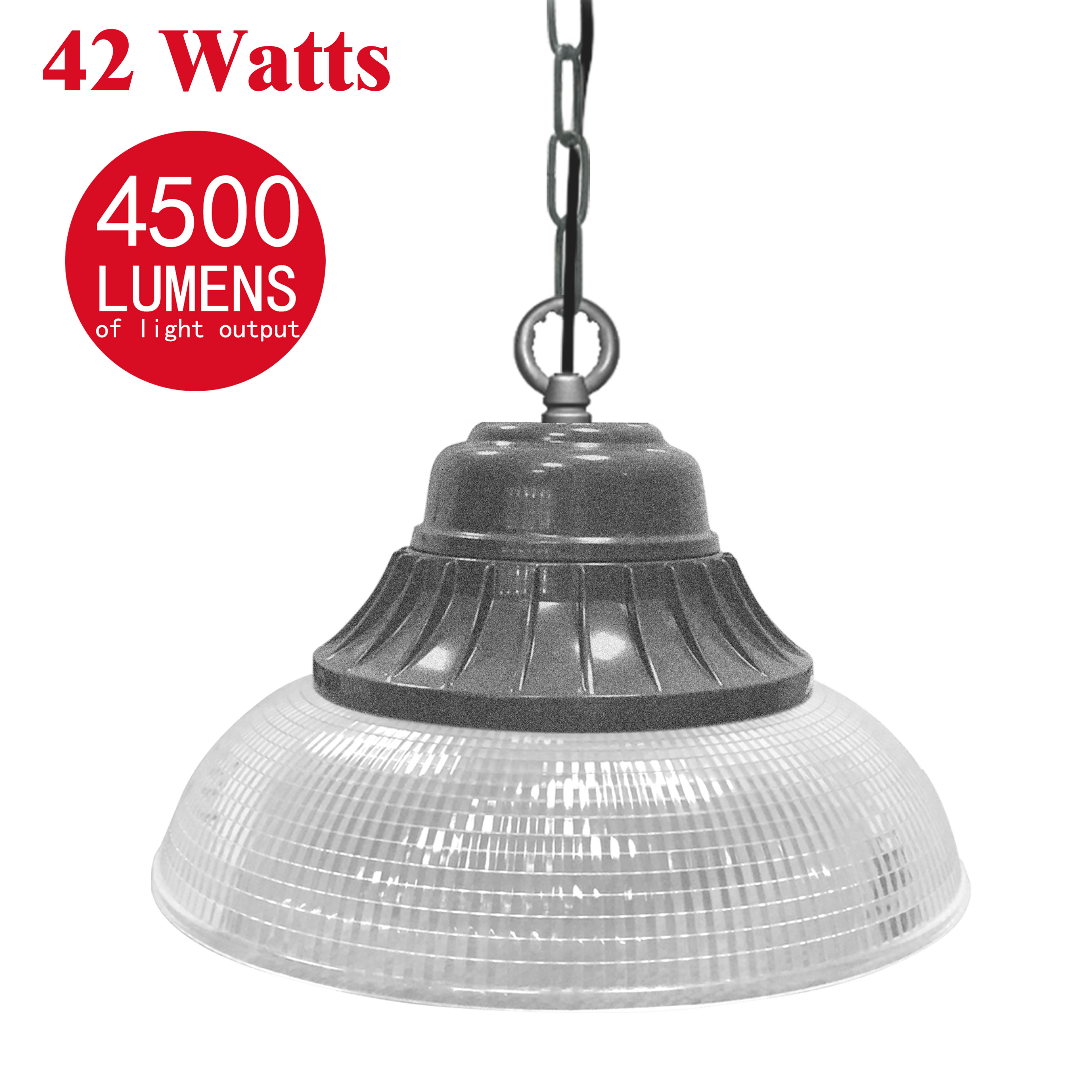 42W 4500LUMEN LED High Bay Warehouse Light Bright White Fixture Factory