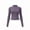 Purple, variant on TMOYZQ Women's Workout Jacket Full Zip Thickened Warm Athletic Jackets Long Sleeve Slim Fit Tops Casual Lightweight Velvet Lined Cropped Active Yoga Tops