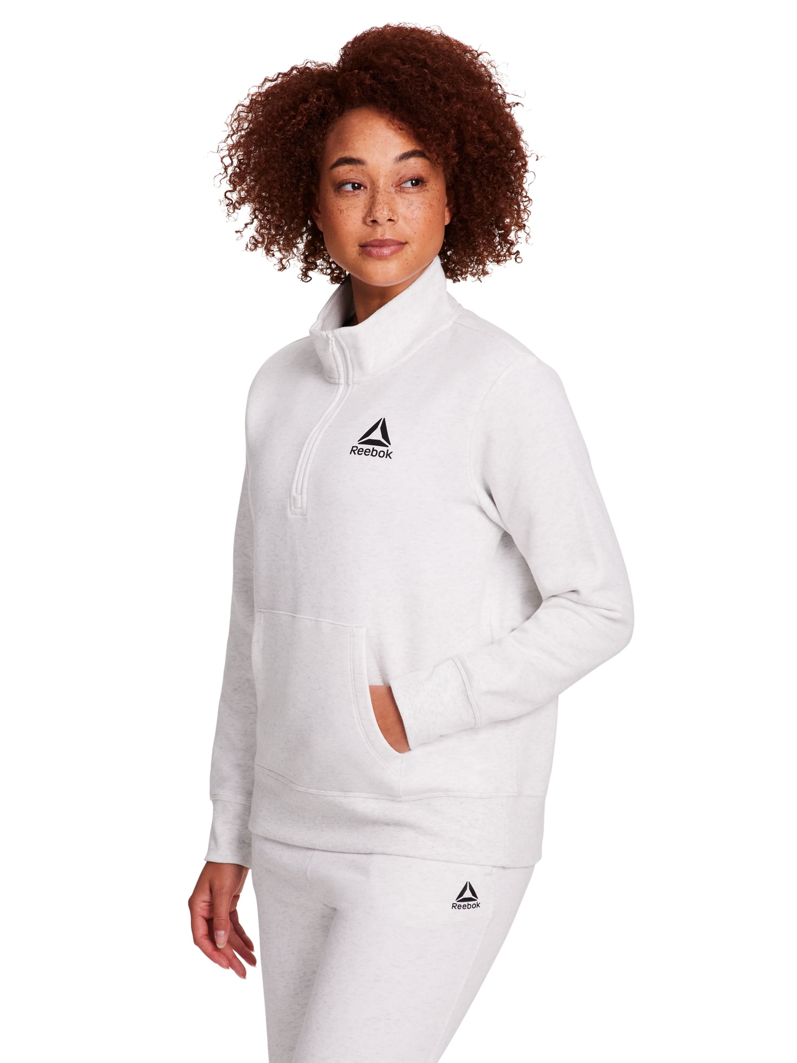 Reebok Women's and Women's Plus Game Day 1/2 Zip Up Sweatshirt, Sizes XS-4X