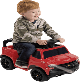 Kids' 6V Chevy Silverado Truck Ride-on, Red, by Huffy