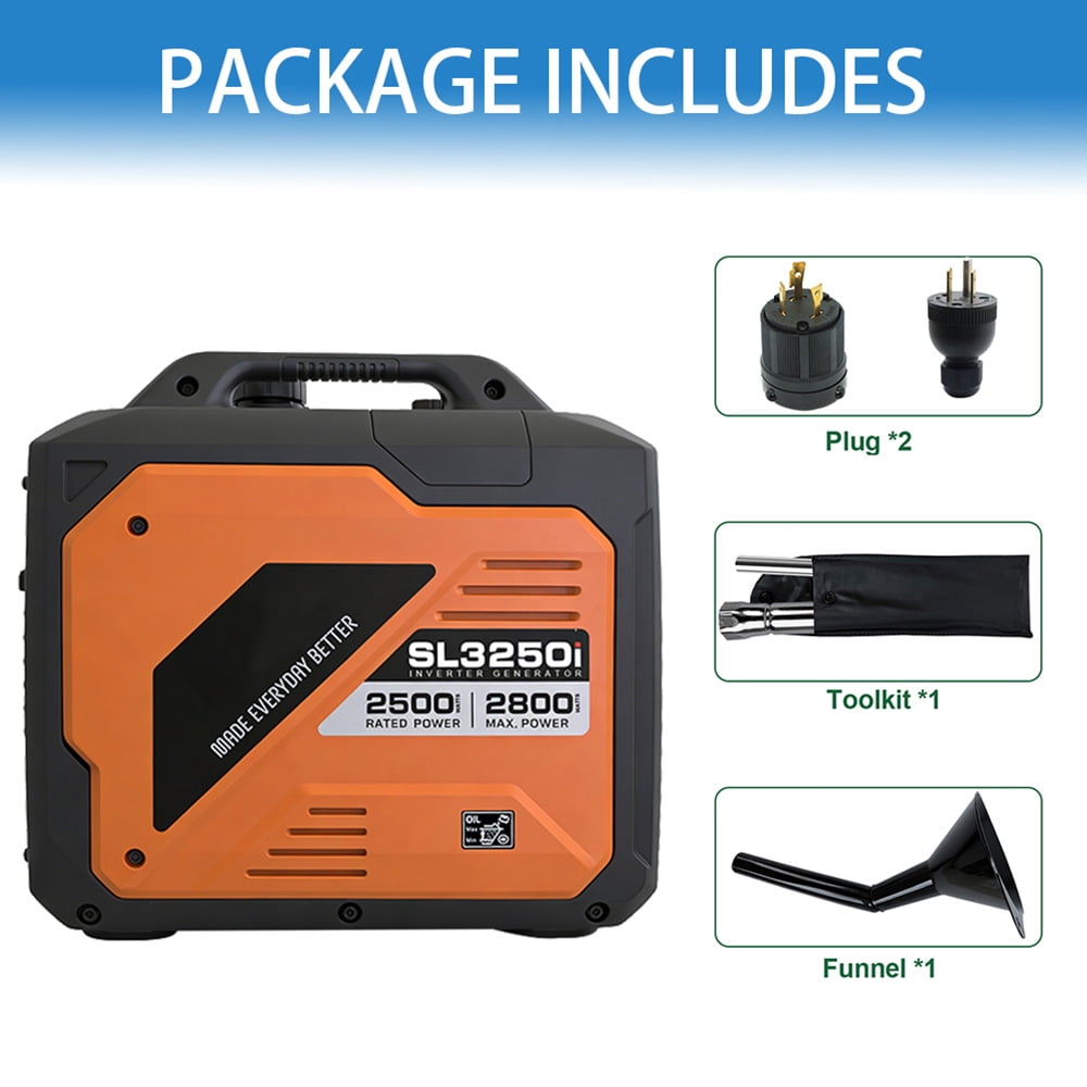 EchoNexus 2500W Lighweight Portable Power Station,Quiet Portable Inverter Generators for Home Use,Outdoor Camping,Emergencies,Rv And Home Essentials