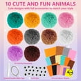 thumbnail image 7 of Pom Pom Craft Kit - Animal Art and Craft Project - DIY Plush Crafts for Kids, Toddler Art Activity Christmas Gift for Little Boys & Girls Ages 4 5 6 7 8, 7 of 7