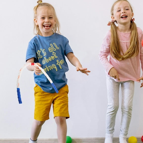 PENIKOKO 2-Pack Nylon Gymnastics Ropes for Coordination and Strength Training, Exercise Jump Ropes