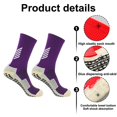 thumbnail image 3 of Calcetines de fútbol 4 pares de calcetines de béisbol de compresión transpirables hasta la rodilla deportivos deportivos, 3 of 5