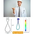 thumbnail image 3 of shiyou-Ceiling Hook Clips- 100 Pack Drop Ceiling Hanger Hooks Hanging on Suspended Ceiling Tile, Grid Clips Heavy Duty for Light Plant Office Home Stores Classroom and Wedding Decorations, 3 of 4