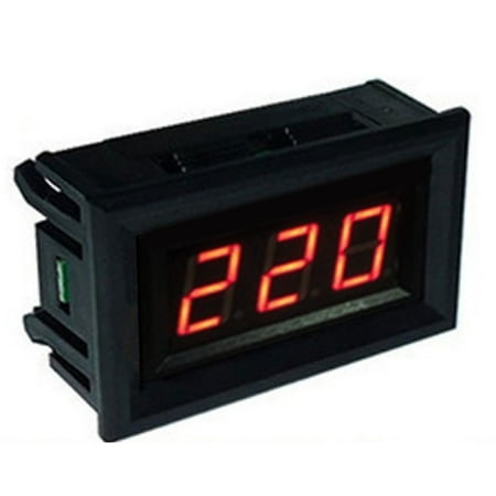 

BAMILL LED digital 2-line AC voltage table red blue green AC220V 70V ~ 500V Voltmeter