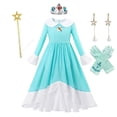 thumbnail image 1 of Disfraz de princesa Rosalina para niña pequeña, vestido de fiesta de Halloween, bata de princesa Con estrella de la galaxia, 1 of 4