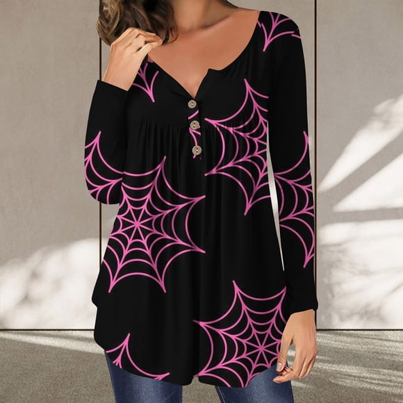 Sexy Halloween Costumes for Women Fashion Casual Long Sleeve V-Neck Blouses & Shirts Tank Tops for Women 2023 on Clearance