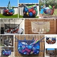 thumbnail image 5 of Heavy Duty Hanging Storage Net Bag for Swimming Pool Large Mesh Toy Organizer for Inflatable Floats and Backyard Supplies, 5 of 5