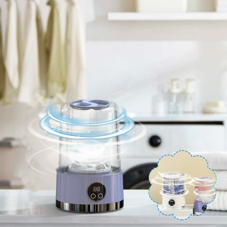 Underwear Washer, Mini Washing Machine Portable Rechargeable