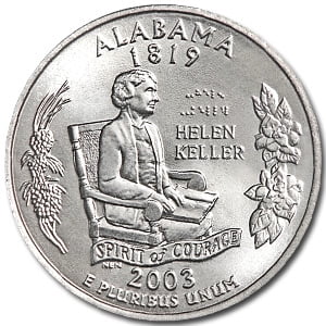2003-P Alabama State Quarter BU