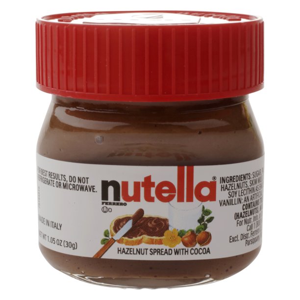 Nutella Hazelnut Spread with Cocoa, 1.04 Oz.