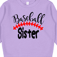 thumbnail image 3 of Inktastic Baseball Sister Toddler Sweatshirt, 3 of 4